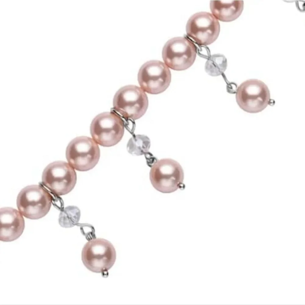 Peach Pearl Anklet or Bracelet‎